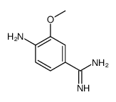 Benzenecarboximidamide, 4-amino-3-methoxy- (9CI)结构式