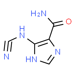 1H-Imidazole-4-carboxamide,5-(cyanoamino)-(9CI)结构式
