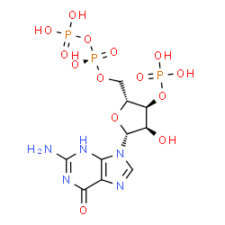 guanosine 5'-diphosphate-3'-monophosphate结构式