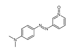 3-(p-Dimethylaminophenylazo)pyridine 1-oxide structure