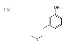 3-[2-(dimethylamino)ethyl]phenol,hydrochloride结构式