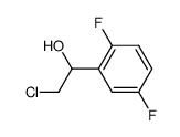 Difluorphenyl-2-chloraethanol Structure