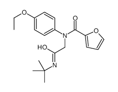 2-Furancarboxamide,N-[2-[(1,1-dimethylethyl)amino]-2-oxoethyl]-N-(4-ethoxyphenyl)-(9CI) picture
