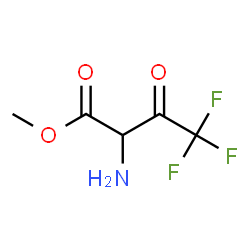 2-Amino-4,4,4-trifluoro-3-oxobutyric acid methyl ester structure