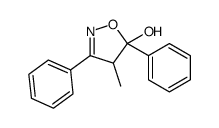 4-methyl-3,5-diphenyl-4H-1,2-oxazol-5-ol Structure