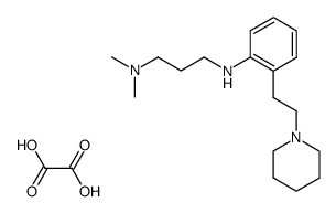 N,N-Dimethyl-N'-[2-(2-piperidin-1-yl-ethyl)-phenyl]-propane-1,3-diamine; compound with oxalic acid Structure