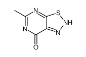 5-methyl-2H-thiadiazolo[5,4-d]pyrimidin-7-one结构式