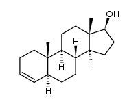 (+)-5α-androst-3-en-17β-ol结构式