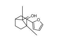 (1R,3R,4R)-3-(furan-2-yl)-4,7,7-trimethylbicyclo[2.2.1]heptan-3-ol结构式