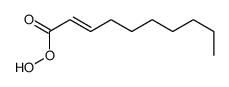 dec-2-eneperoxoic acid Structure