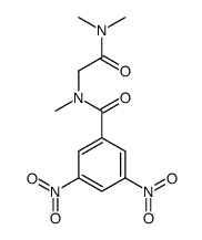 N-[2-(dimethylamino)-2-oxoethyl]-N-methyl-3,5-dinitrobenzamide Structure