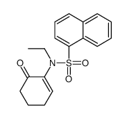 N-ethyl-N-(6-oxocyclohexen-1-yl)naphthalene-1-sulfonamide结构式