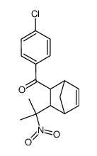 (4-Chloro-phenyl)-[3-(1-methyl-1-nitro-ethyl)-bicyclo[2.2.1]hept-5-en-2-yl]-methanone结构式