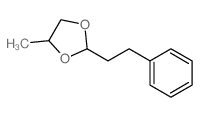 4-methyl-2-phenethyl-1,3-dioxolane Structure