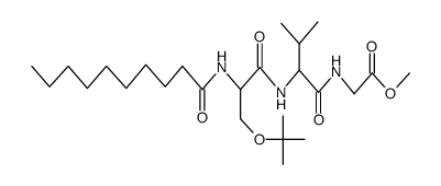 N-Decanoyl-ser-O-t-Bu-val-gly-O-Me Structure
