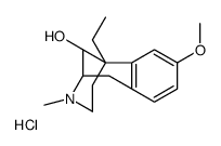6-ethyl-8-methoxy-3-methyl-1,2,3,4,5,6-hexahydro-2,6-methanobenzo[d]azocin-11-ol hydrochloride结构式