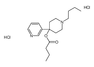 (1-butyl-4-pyridin-3-ylpiperidin-4-yl) butanoate,dihydrochloride Structure