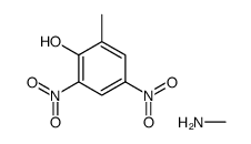 methylazanium,2-methyl-4,6-dinitrophenolate结构式