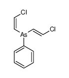 Bis(2-chlorovinyl)phenylarsine Structure