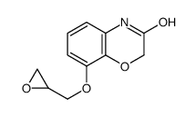 8-(oxiran-2-ylmethoxy)-4H-1,4-benzoxazin-3-one结构式