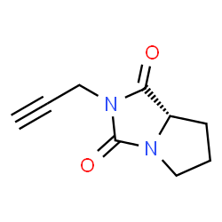 1H-Pyrrolo[1,2-c]imidazole-1,3(2H)-dione,tetrahydro-2-(2-propynyl)-,(7aS)-(9CI) Structure