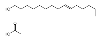 acetic acid,pentadec-9-en-1-ol结构式
