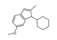 1-cyclohexyl-6-methoxy-2-methyl-1H-indene结构式
