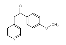 1-(4-METHOXY-PHENYL)-2-PYRIDIN-4-YL-ETHANONE结构式