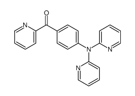 [4-(dipyridin-2-ylamino)phenyl]-pyridin-2-ylmethanone结构式