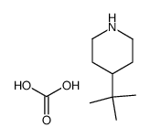 hydrogencarbonate salt of 4-t-butylpiperidine Structure