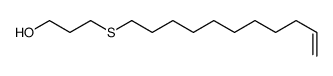 3-undec-10-enylsulfanylpropan-1-ol结构式