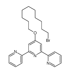 4-(10-bromodecoxy)-2,6-dipyridin-2-ylpyridine Structure