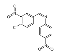 1-(4-chloro-3-nitrophenyl)-N-(4-nitrophenyl)methanimine结构式