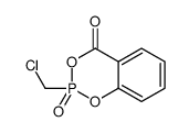 2-(chloromethyl)-2-oxo-1,3,2λ5-benzodioxaphosphinin-4-one结构式