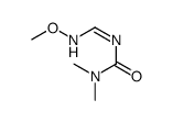 Urea, N-[(methoxyimino)methyl]-N,N-dimethyl- (9CI) Structure