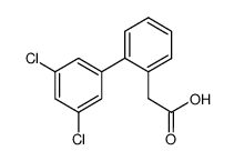 2-BIPHENYL-3',5'-DICHLORO-ACETICACID Structure