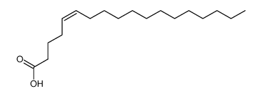 5(Z)-十八碳烯酸结构式
