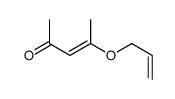 4-prop-2-enoxypent-3-en-2-one Structure