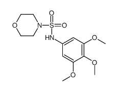 N-(3,4,5-trimethoxyphenyl)morpholine-4-sulfonamide结构式