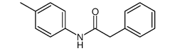 N-(4-methylphenyl)-2-phenylacetamide结构式
