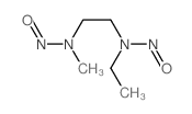 N-ethyl-N-[2-(methyl-nitroso-amino)ethyl]nitrous amide结构式
