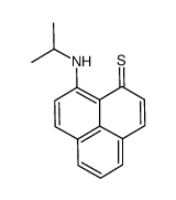 9-(propan-2-ylamino)phenalene-1-thione结构式