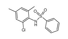 benzenesulfonic acid-(2-chloro-4,6-dimethyl-anilide)结构式