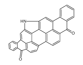 5H-Dibenzo[2,3:10,11]piceno[12,13,14,1-bcdefgh]carbazole-5,10(16H)-dione结构式