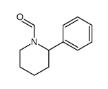 2-phenyl-1-piperidinecarboxaldehyde Structure