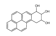 7,8,9,10-tetrahydrobenzo[a]pyrene-7,8,9-triol Structure