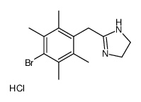 2-(4-Bromo-2,3,5,6-tetramethylbenzyl)imidazoline hydrochloride结构式