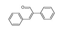 (Z)-2,3-diphenylacrylaldehyde Structure