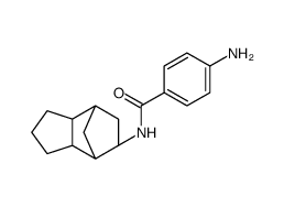 4-amino-N-(octahydro-1H-4,7-methanoinden-5-yl)benzamide结构式