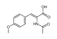 2-乙酰胺基-(3z)-(41-甲氧苯基)丙烯酸结构式